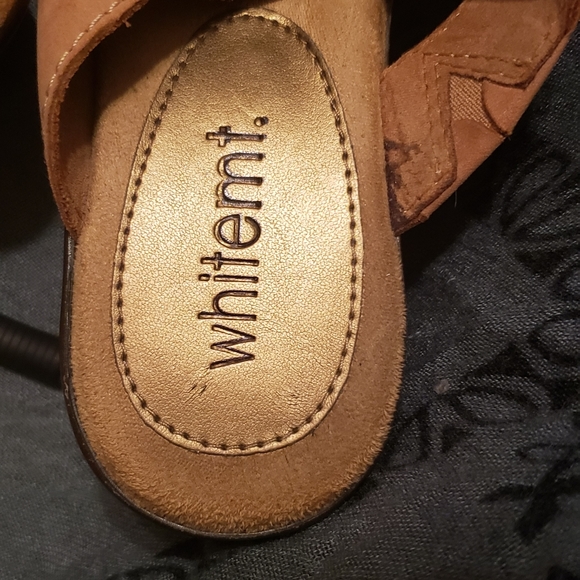 White Mtn women's leather sandals - Picture 4 of 5